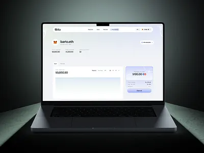 Silo: Portfolio blockchain blue clean crypto dashboard dd defi design ethereum fintech gradients green minimal modern portfolio properly silo ui ux web3
