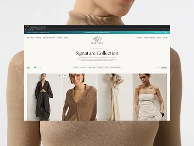Luly Yang: Luxury fashion eCommerce experience branding design ecommerce ui ux web design