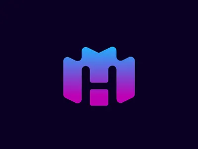 HM Monogram Crown Logo Design abstract monogram brand identity brand logo business logo combination mark logo corporate identity crown logo elegant logo gradient logo hm logo letter hm logo logo design luxury logo mh logo minimal logo minimalist logo modern logo premium branding saas logo tech logo