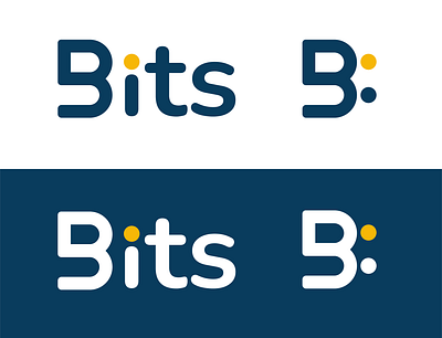 Bits Logo graphic design logo motion graphics