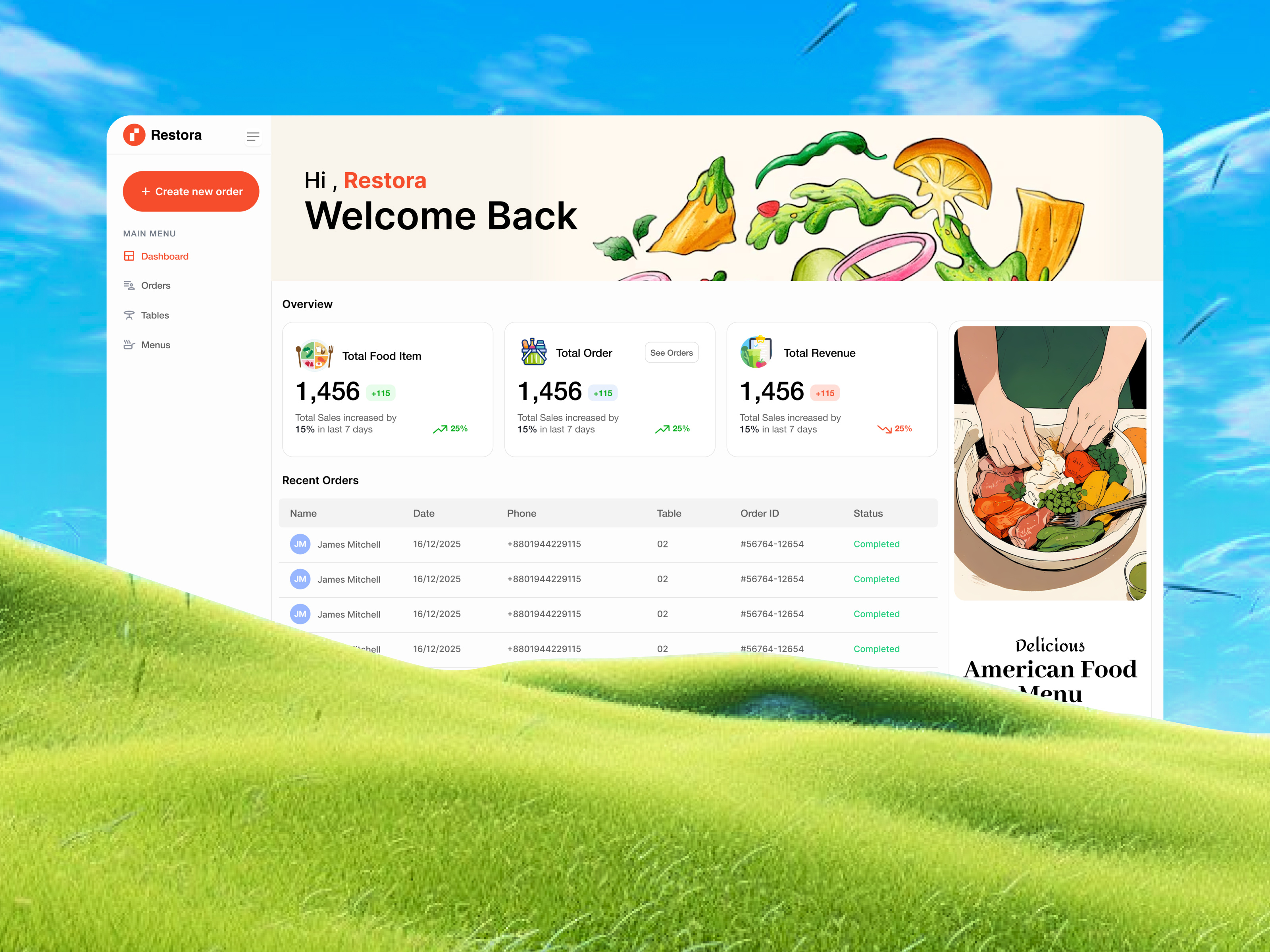 Restaurant POS Application branding design e commerce graphic designer illustration landing page logo ui ux web design