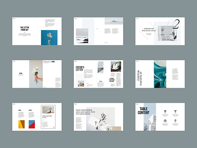 UI Exploration blue clean clear concept creative design japanese style layout letter magazine minimal minimalist newspaper project showcase split screen typo typography ui white space