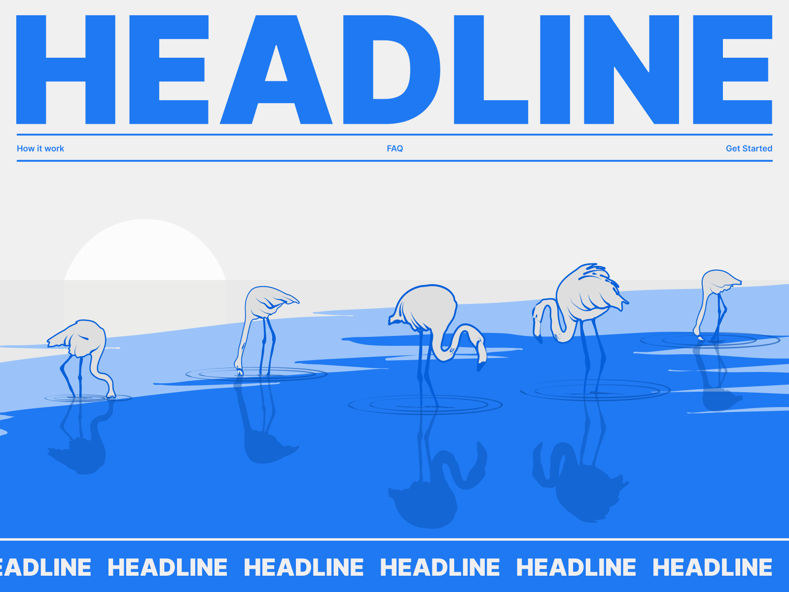 HEADLINE - Landing page