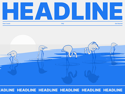HEADLINE - Landing page