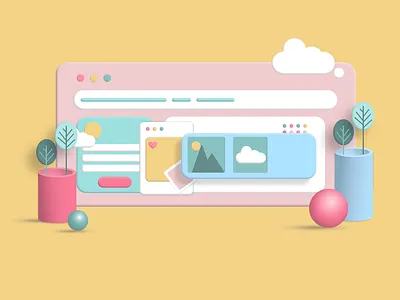 E-mail Dashboard Illustration 3d app branding design figma graphic design illustration ui ux