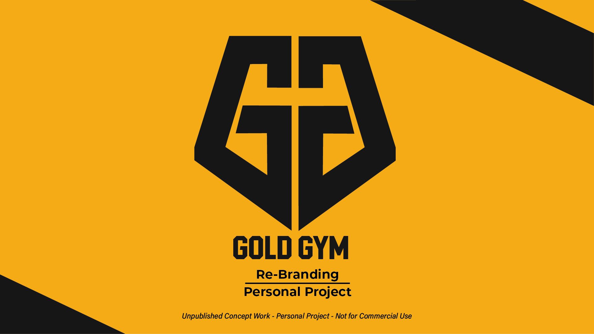GOLD GYM REBRANDING - PERSONAL PROJECT advertising branding design fitness graphic design gym gym design instagram photoshop poster social media sport