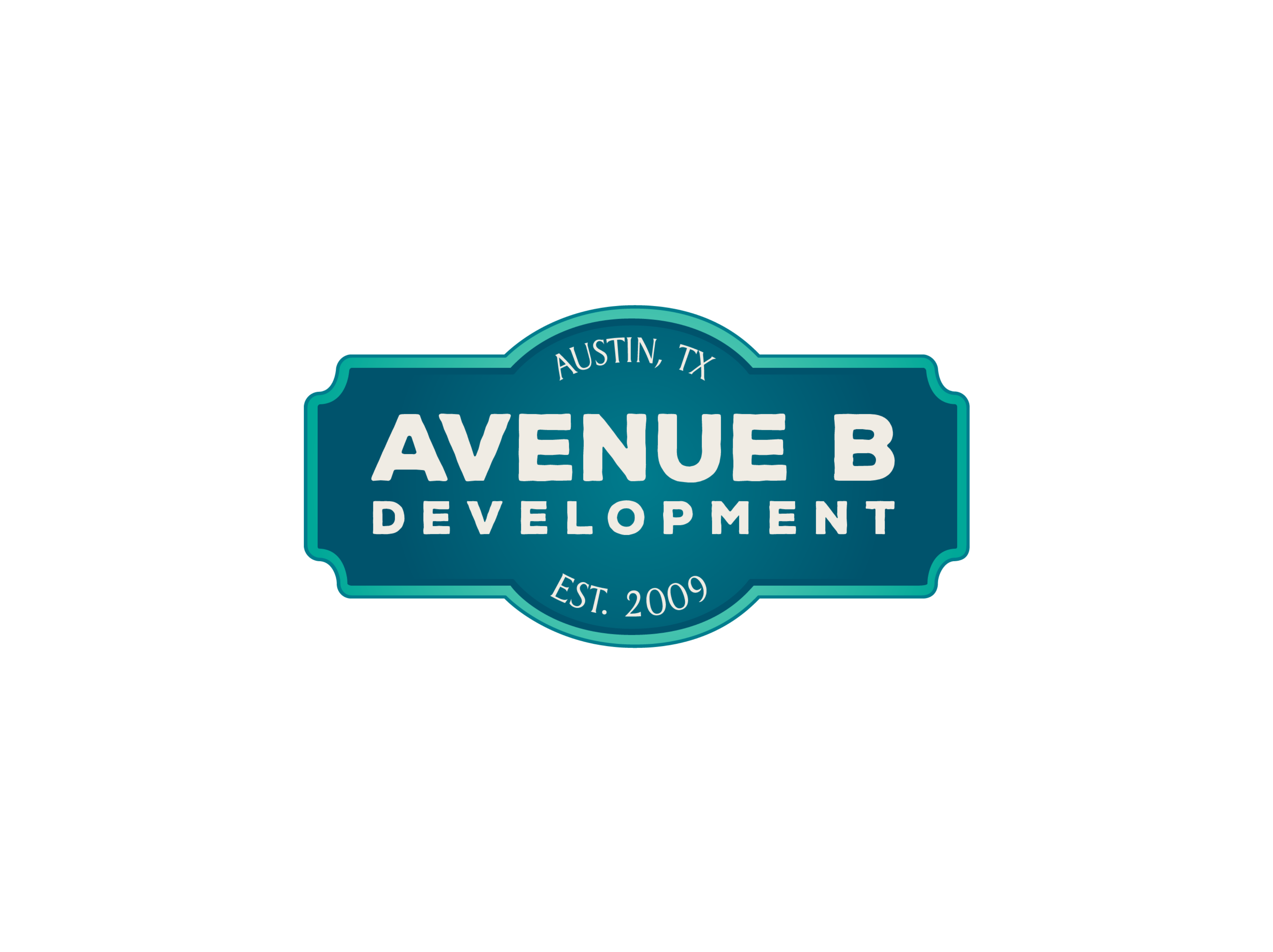 Avenue B Brand Identity advertising branding business cards construction identity logo signage typography