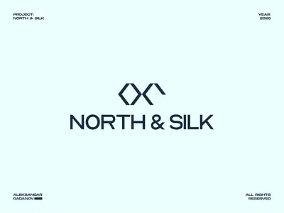 NORTH & SILK - Slow Fashion Brand branding graphic design logo