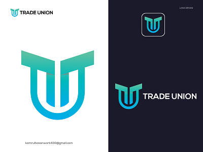 Trade Union Logo design branding graphic design logo logocollection logodesign logomark logotrend modernlogo tradeunion