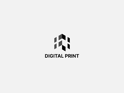 Modern Digital Print Logo design Concepts. brand branding design digital graphic design logo logo design modern logo print typography vector