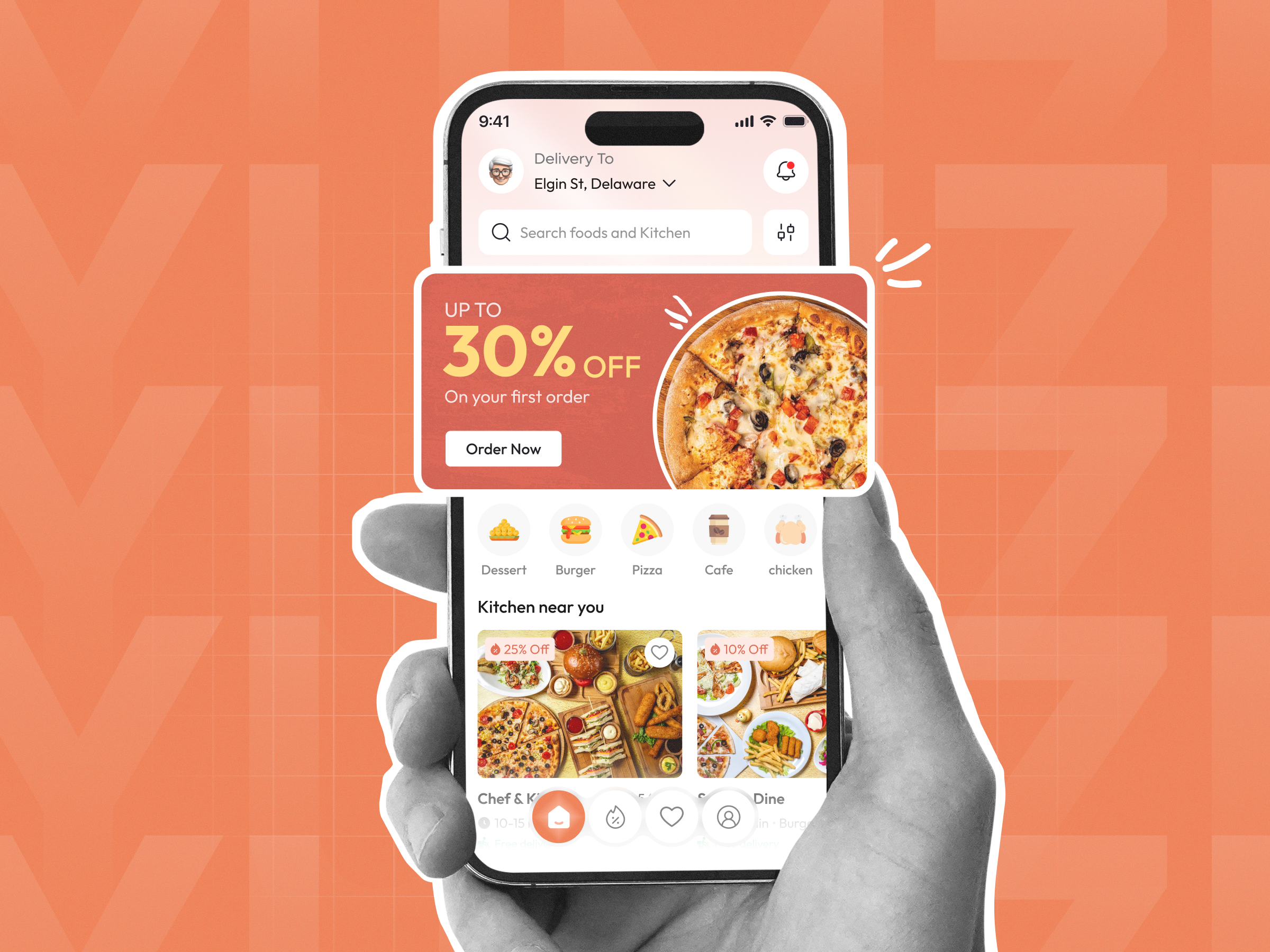 Yumzi - Food App | Mobile UI Design ai ai design app design app ui appdesign dashboarddesign designinspiration dribbble figma foodapp fooddelivery minimalui mobileapp modernui saikat211 ui design uidesign uiux ux design uxdesign