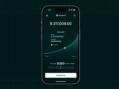 Agro iOS App app dashboard finance graph ios minimal mobile ui ux