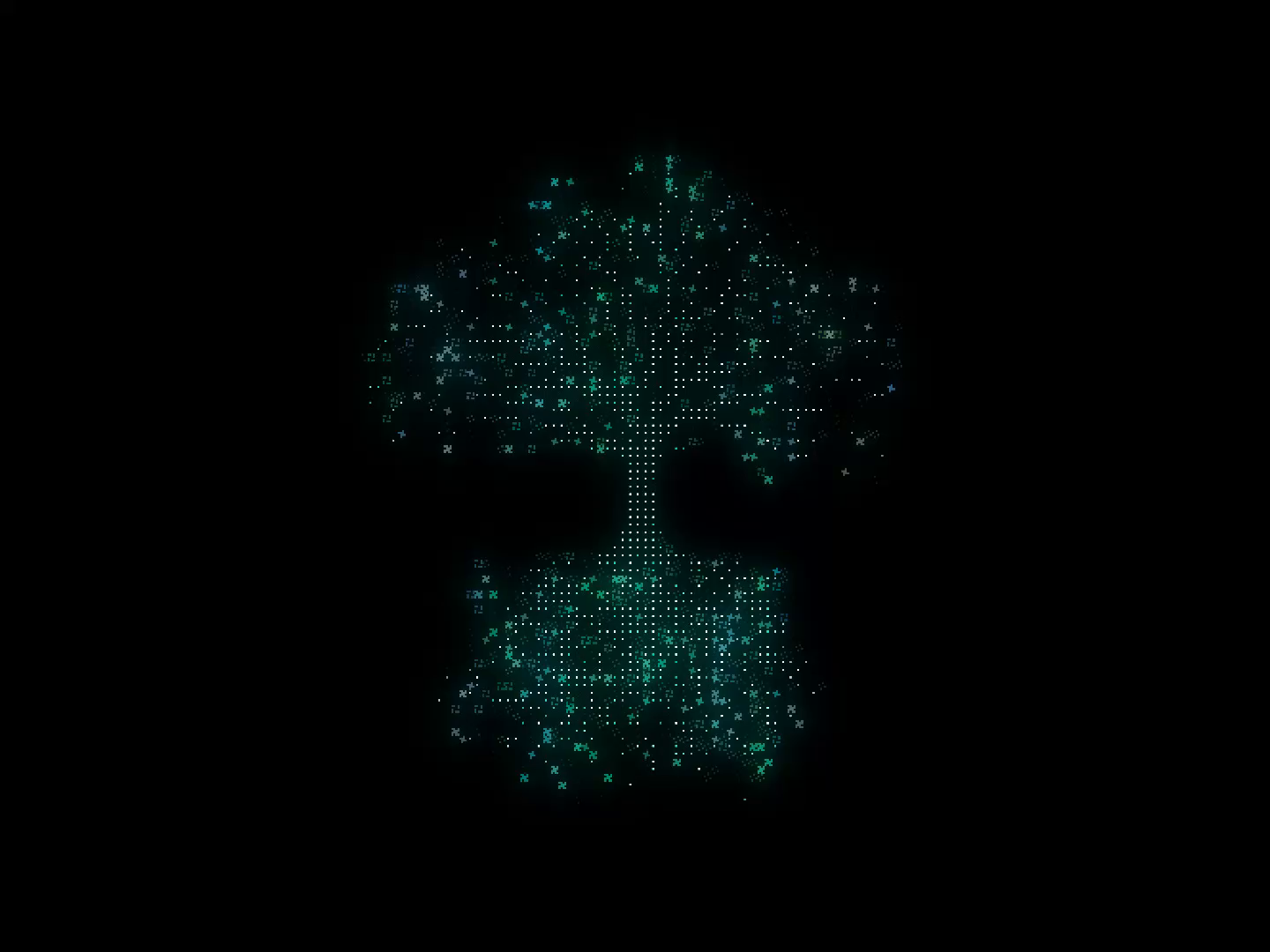 Example of Tree Ascii hover effect