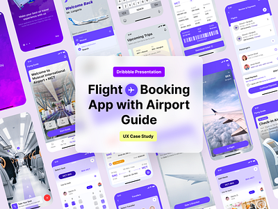 Flight Booking App UI airline airport app design booking booking app case study design trend flight flight booking mobile app trend 2023 trendy ui desing ui ux ui ux design