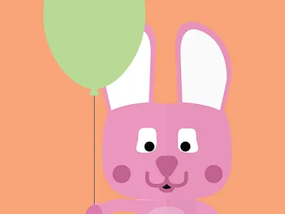 Rabbit illustration illustrator rabbit vector
