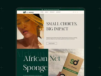 E-commerce Website Design for SD b2c beauty brand branding design digital digital art ecommerce feminine figma figma design graphic design green website identity branding minimal ui ui ux ux web design website