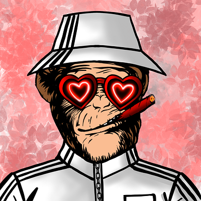 Romeo Chimp digitalart illustration nfts smoked smokeychimpnft