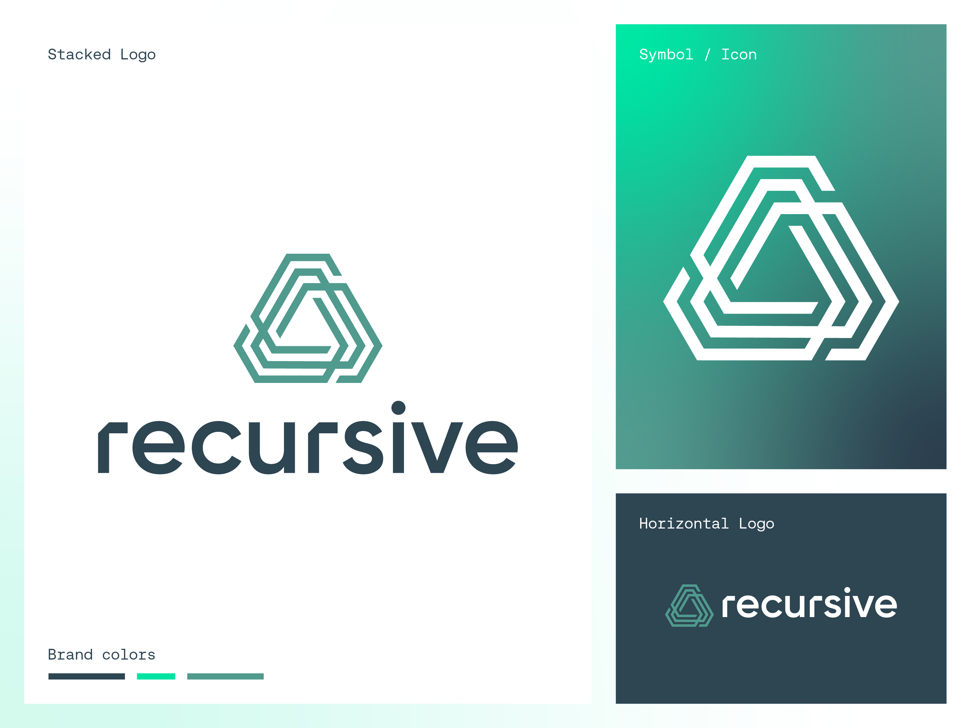 Recursive - logo design