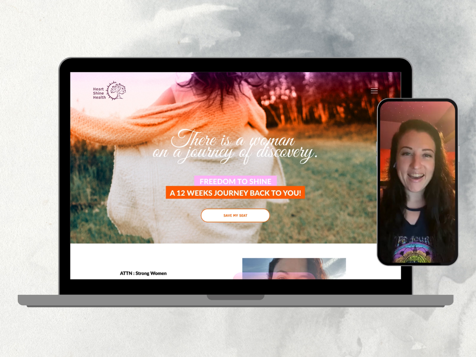 Example of Landing / Single Page Website