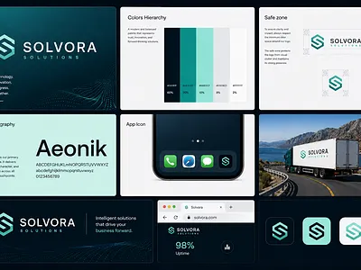 SOLVORA Brand Identity & Logo branding branding identity colours creative design graphic design logo visuality