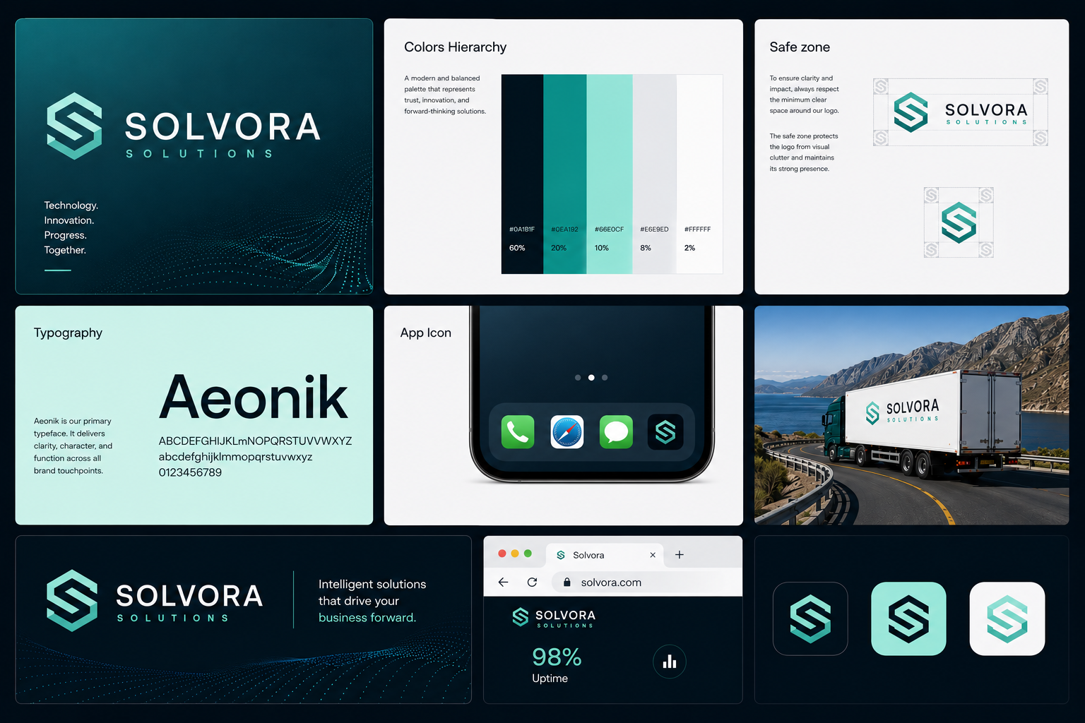 Example of SOLVORA Brand Identity & Logo