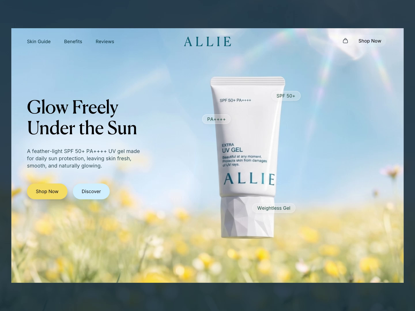 Example of Landing Page Design
