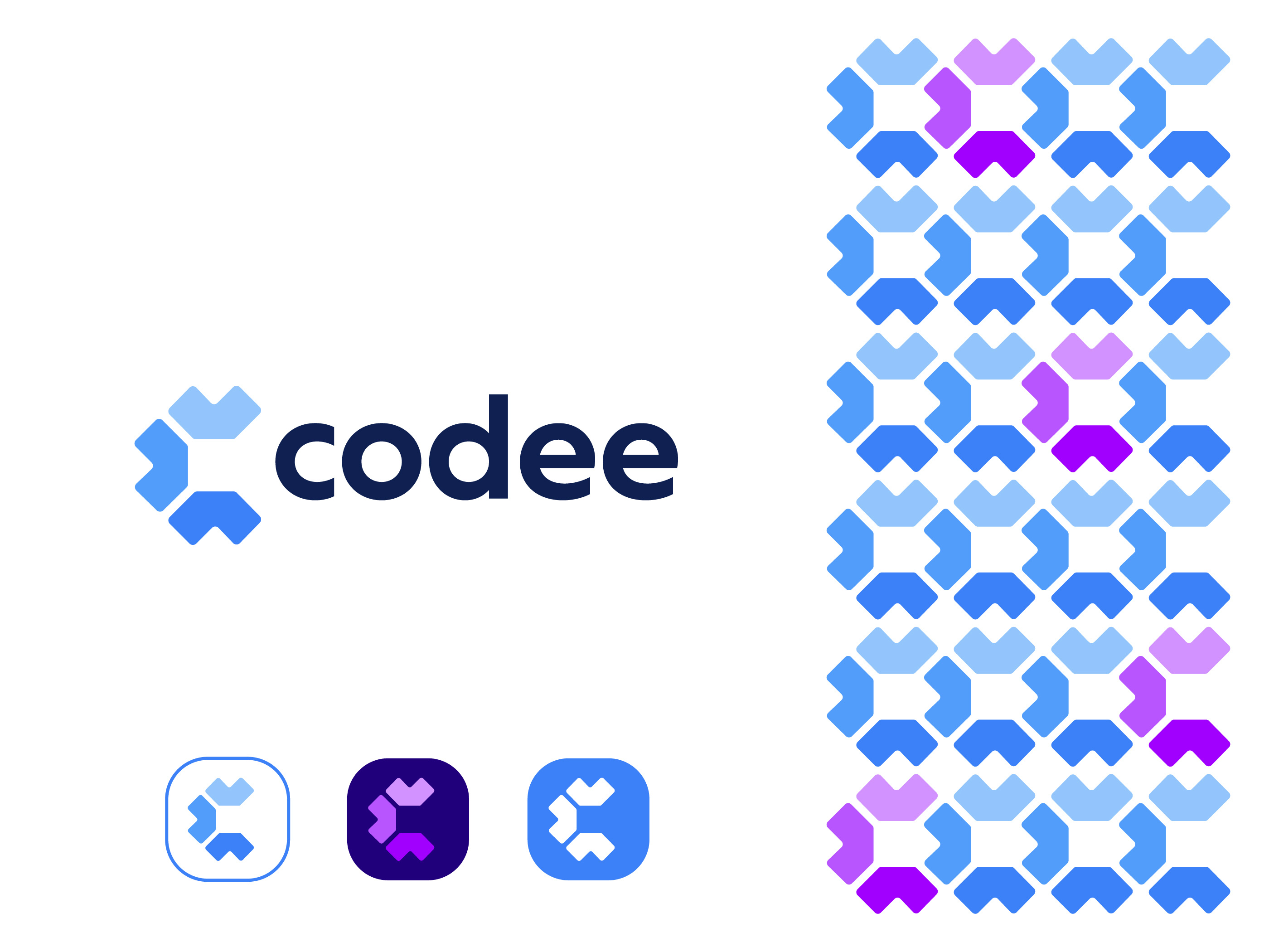 Example of Codee - Logo Design for Code free SaaS platform