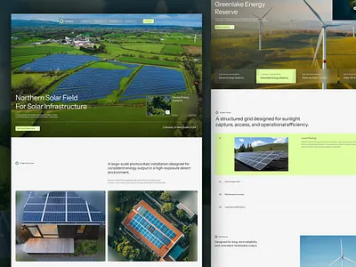 Verden — Modern Renewable Energy Corporate Website Project Page clean corporate corporate website editorial website grid layout landing page luxury minimalist modern website portfolio website professional project page project showcase renewable energy sustainability sustainability website technology ui web design website