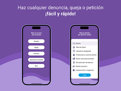 Denuncia ciudadana - Aplicación móvil design ui ux