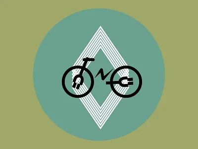 e-bike :: Glyphset [NDV] e bike glyph illustration nadive packaging shunte88 vector