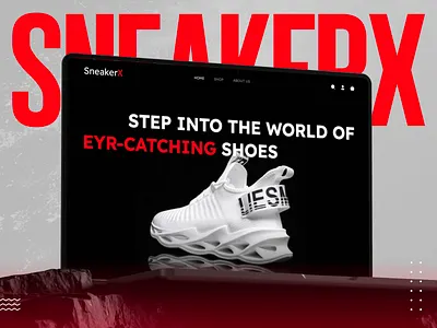 Sneaker X- E Commerce Website graphic design ui website websitedesign