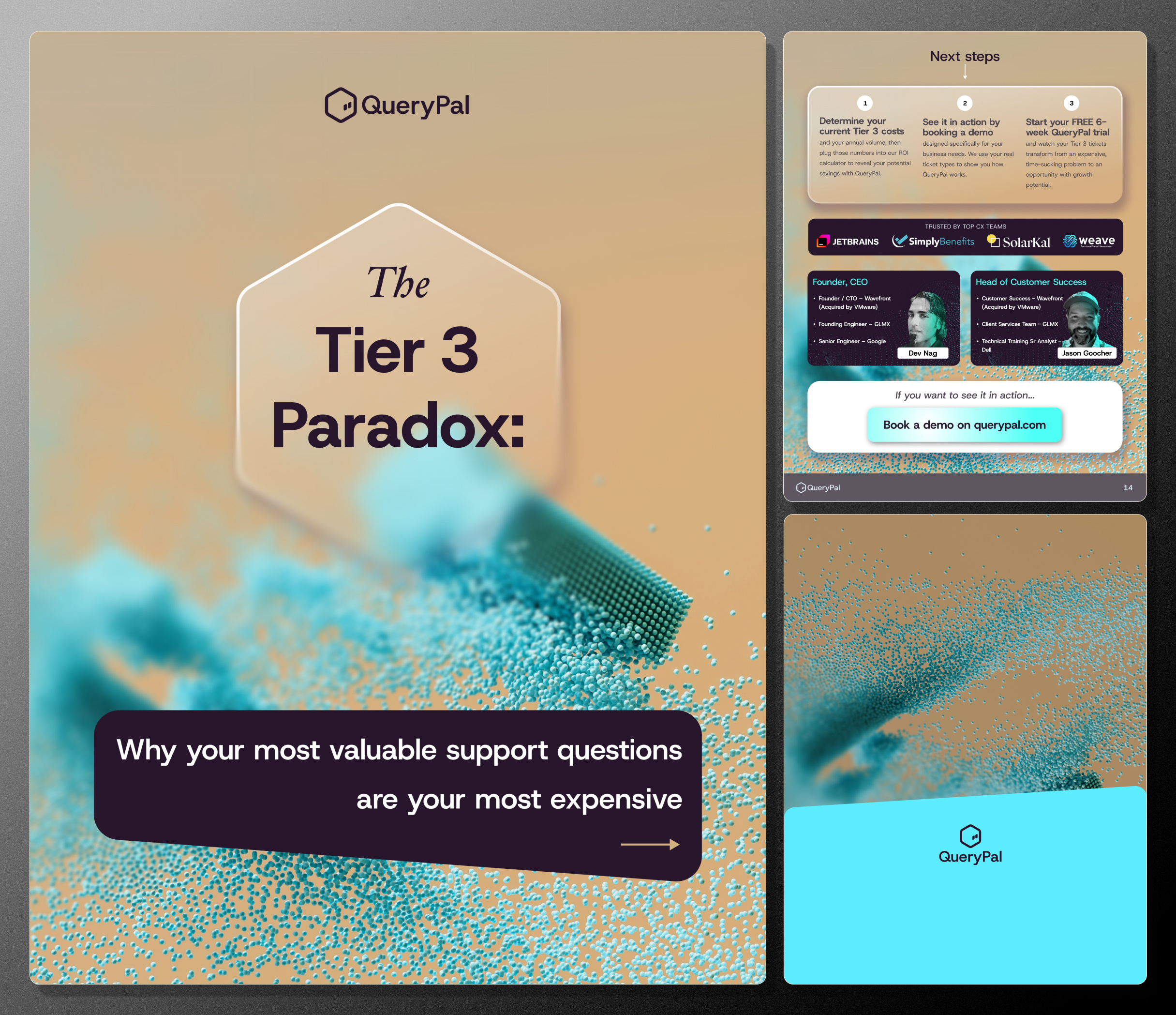 The Tier 3 Paradox Printed Brochure Design | Enterprise AI ai branding ai brochure design b2b design brochure design customer support design design on demand dribbble ebook design editorial design enterprise design marketing collateral print material design printed brochure design printed marketing materials publication design saas design sales collateral support operations tier 3 support brochure whitepaper design