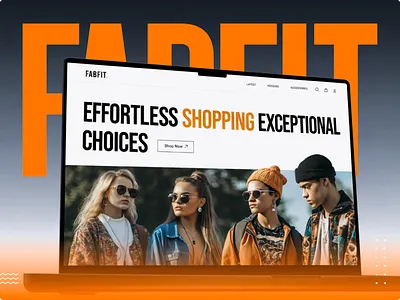 Fabfit - Ecommerce Website design ecommerce landingpage ui ui design uiux design ux ux design website desigm website design