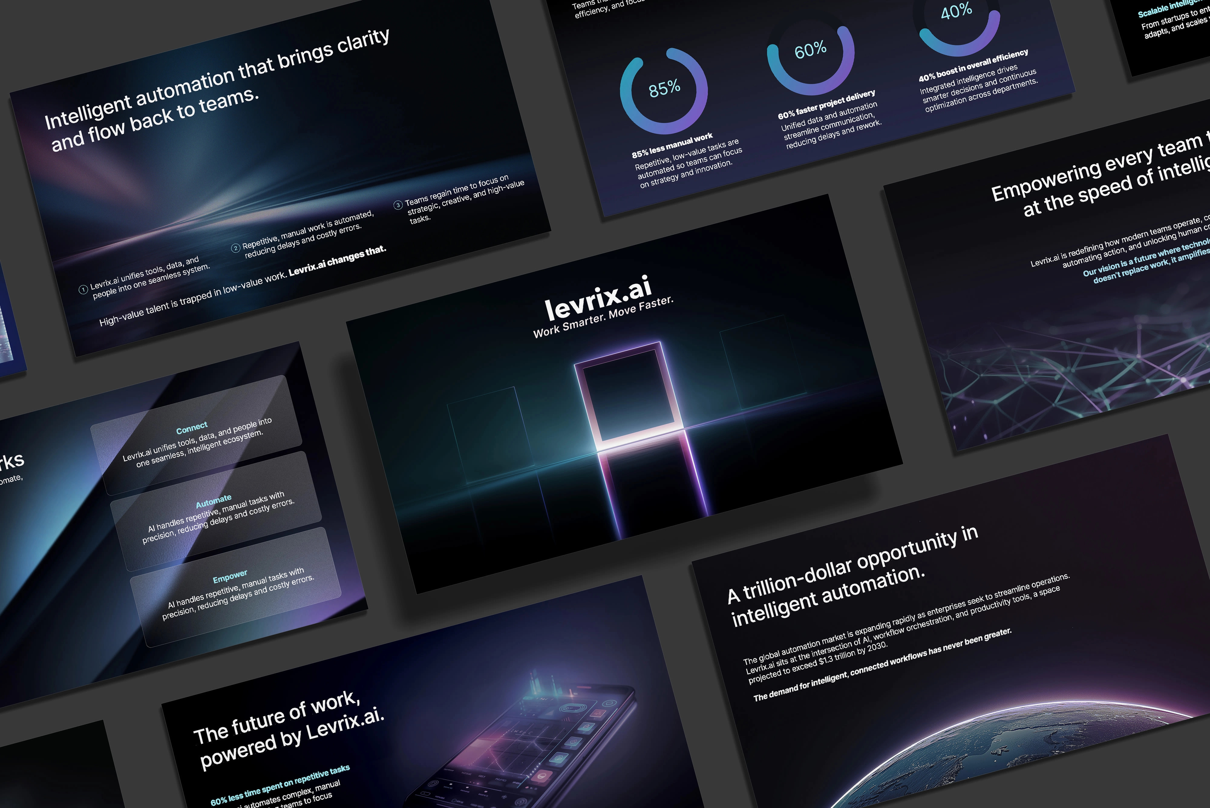 Levrix AI Pitch Deck Design