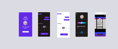 Personal Assistant graphic design ui