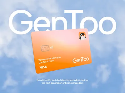 GenToo: Key visual bank branding design embacy graphic design ui