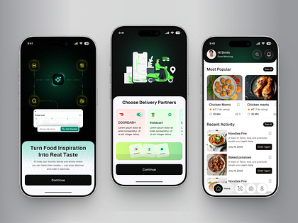 Futuristic Restaurant & Smart Food Delivery Mobile App