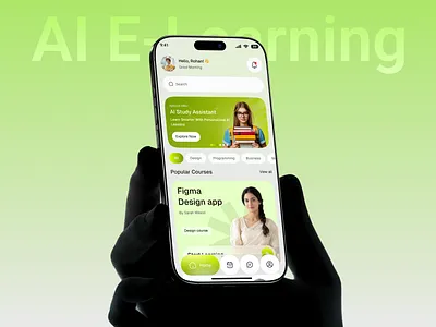 Learnify – AI E-Learning App Design aiapp aieducation appdesign dashboarddesign dribbble edtech educationapp elearning figmadesign learningapp minimalui mobileappdesign modernui onlinelearning productdesign smartlearning studentapp uidesign uiux uxdesign