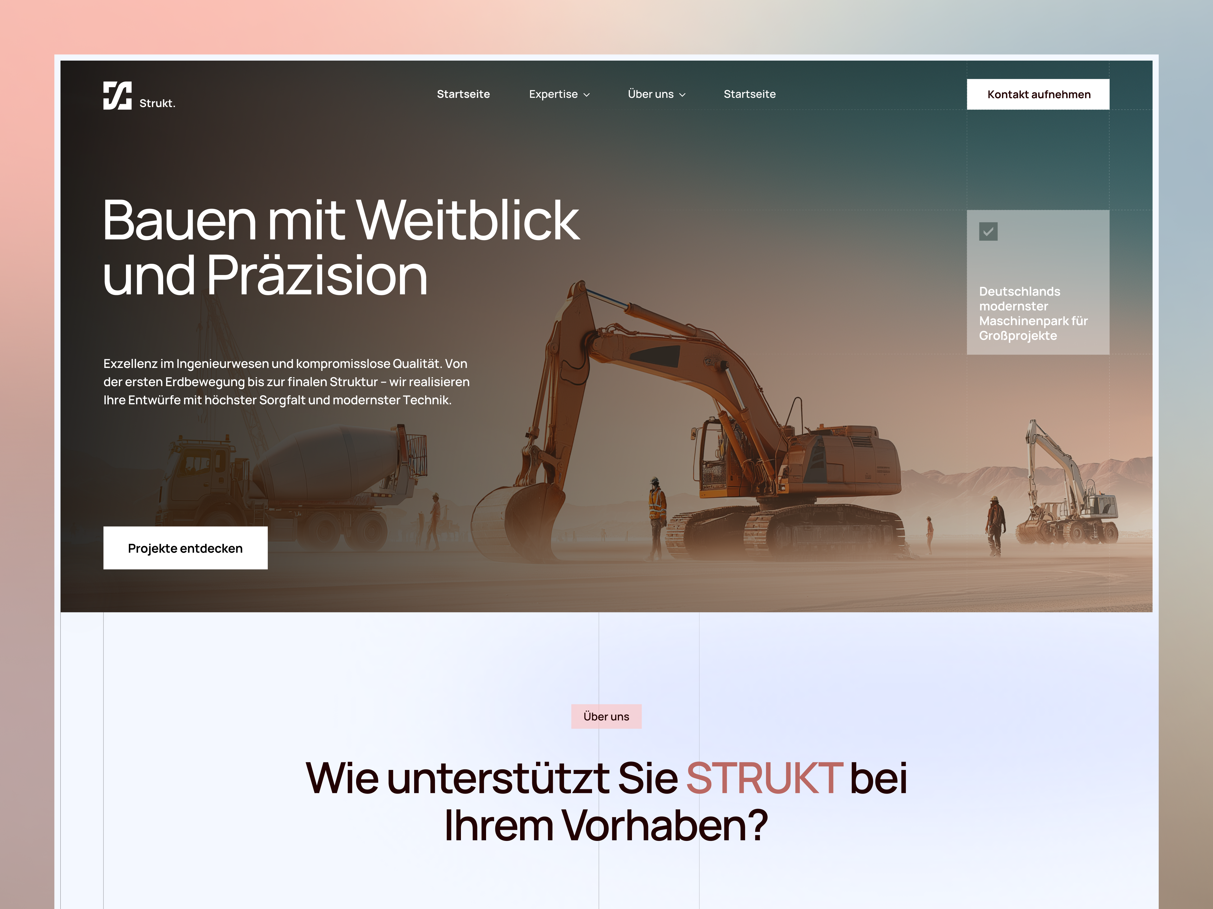 🏗️ Bauen mit Weitblick: Corporate Construction Web Design