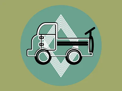 truck :: Glyphset [NDV] glyph illustration nadive shunte88 tail gate truck vector