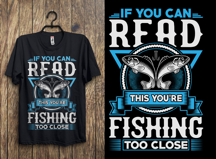 Fishing t-shirt design by Akramul Hoque on Dribbble
