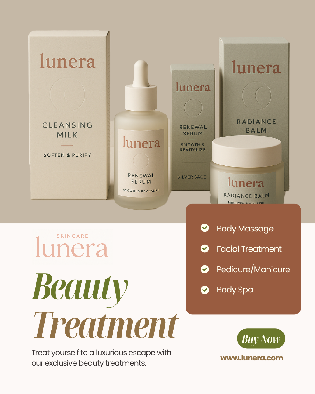 Brand Identity & Packaging for LUNERA branding graphic design logo