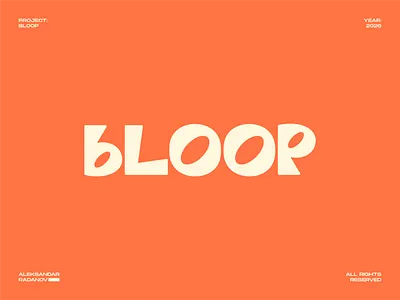 BLOOP - Marketplace For Local Brands branding graphic design logo