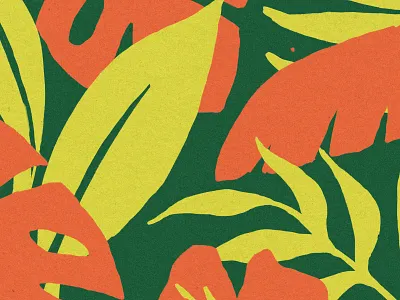Jungle Pattern blue botanical brand design brand patterns branding desert forest green illustration illustrations jungle leaf leaves nature nature illustrations ocean orange pattern pattern design yellow