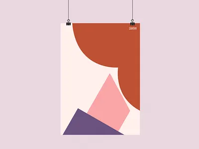 Lipstick | Illustration Poster font graphics illustration minimal poster sans serif shapes simple text typography