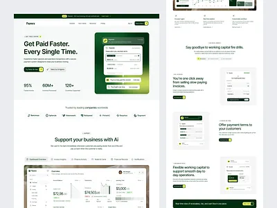 Ai Finance Management Landing page banking website figma template figma uiux finance finance management finance management design finance management website finance website finance website design landing page landing page design minimalist product design saas saas landing page saas website design ui wallet wallet website website design