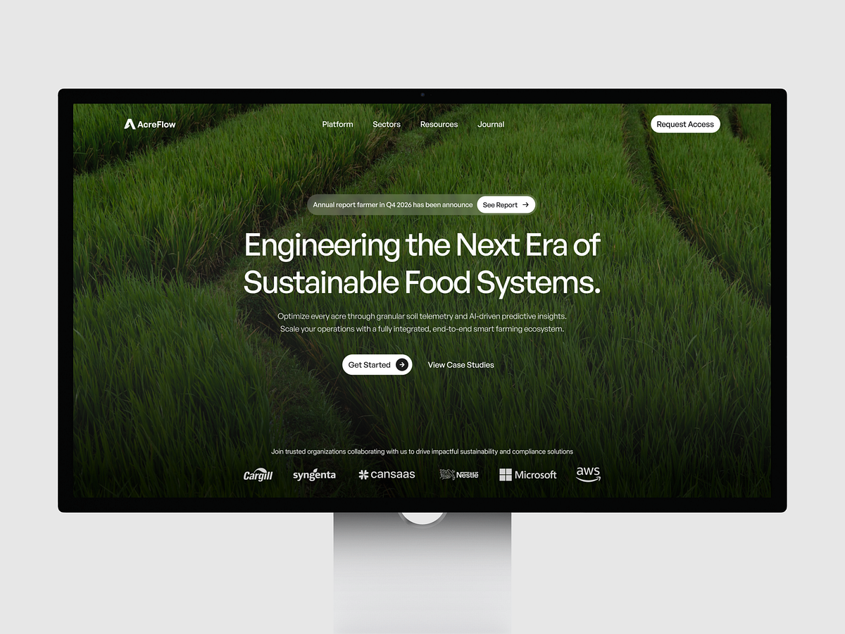Acreflow - Agriculture Website Image 1