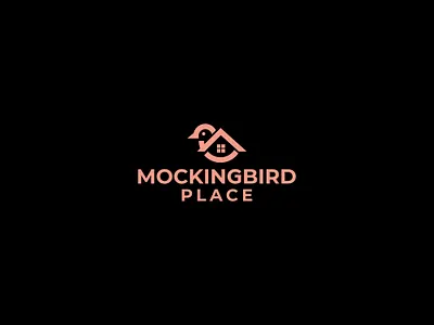 MockingBird Place Minimalist Construction Logo. branding business logo company logo construction logo design flat line art logo logodesign minimalist logo monogram vector