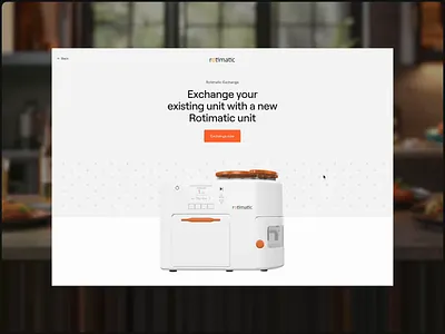Rotimatic — Trade-in flow ecommercedesign productdesign rotimatic webdesign
