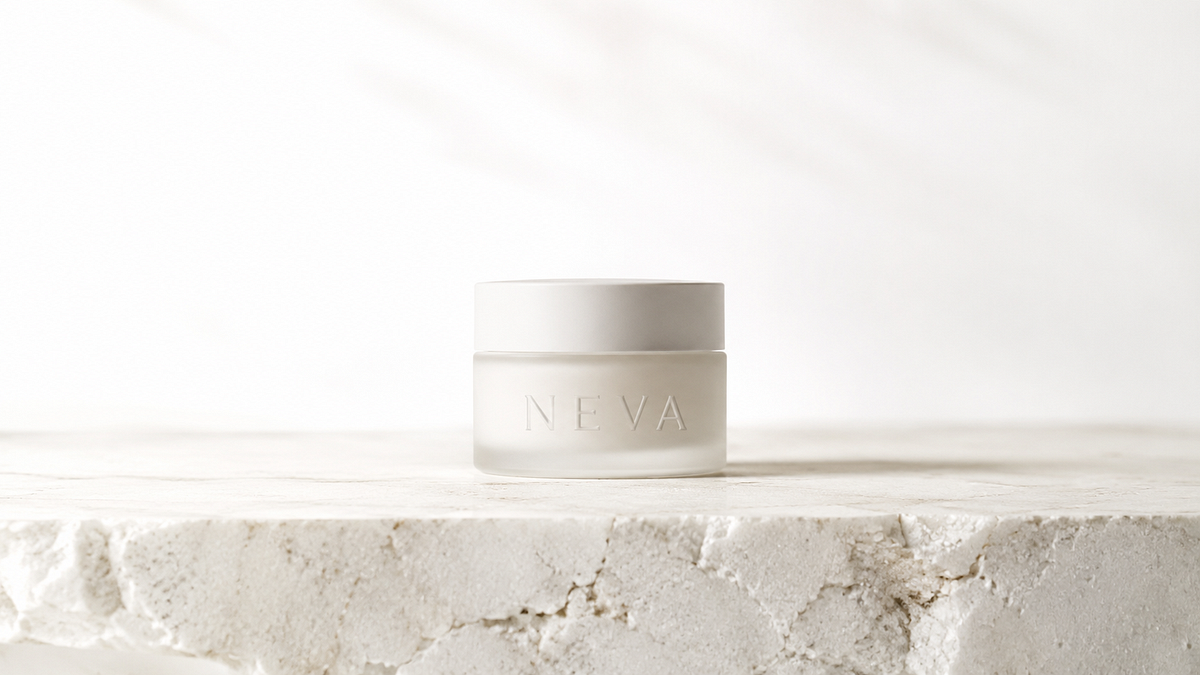 NEVA — Luxury Minimal Skincare Brand Direction